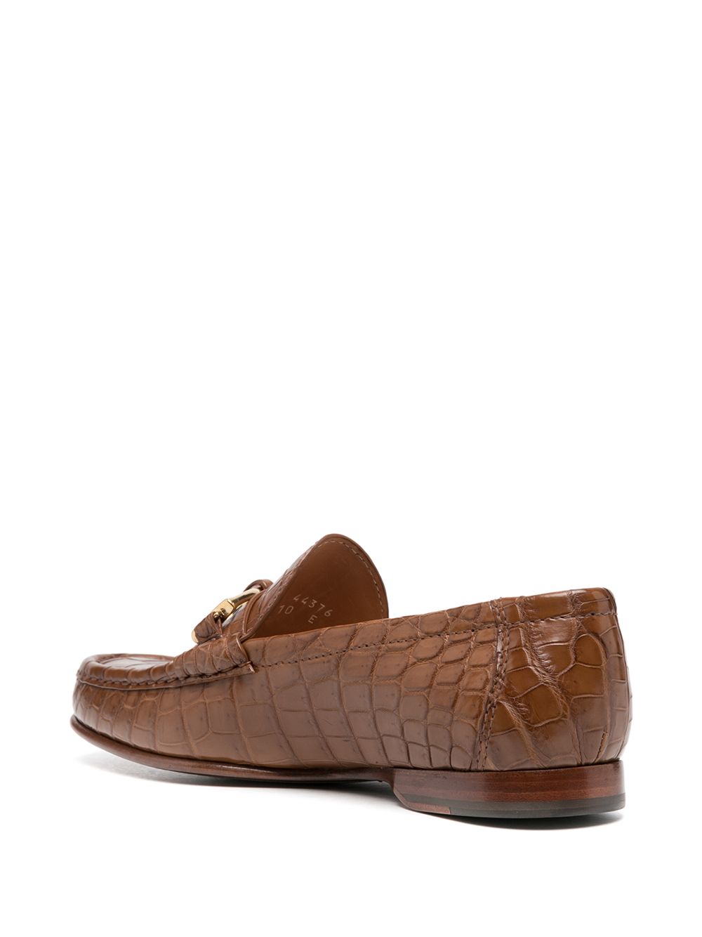 фото Ralph lauren caiden crocodile-effect loafers