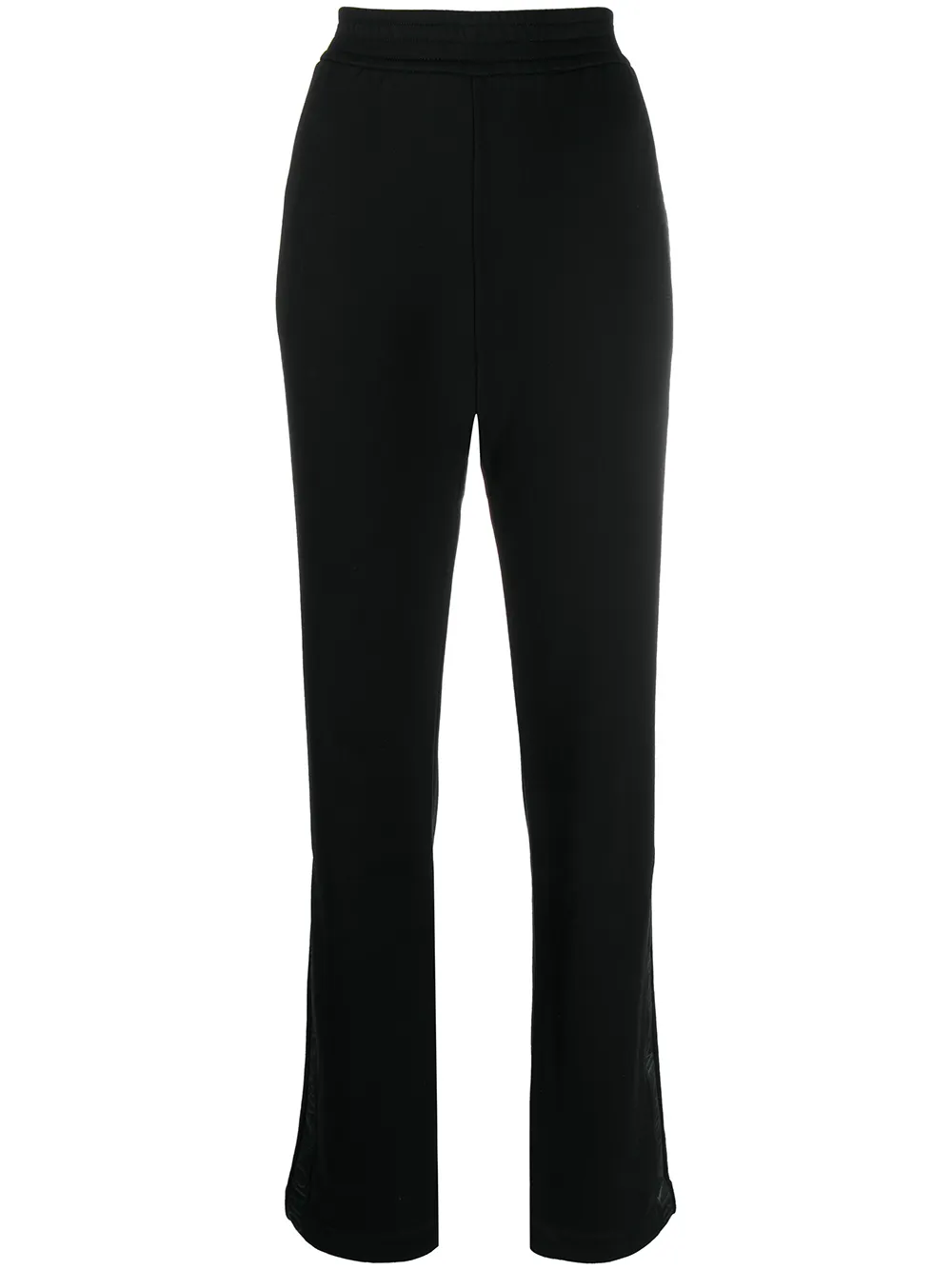 

Emporio Armani pants con franjas del logo - Negro