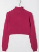 Image 2 of Chiara Ferragni Kids TEEN Chiara-embroidered turtleneck jumper