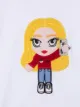 Chiara Ferragni Kids embroidered logo patch t-shirt