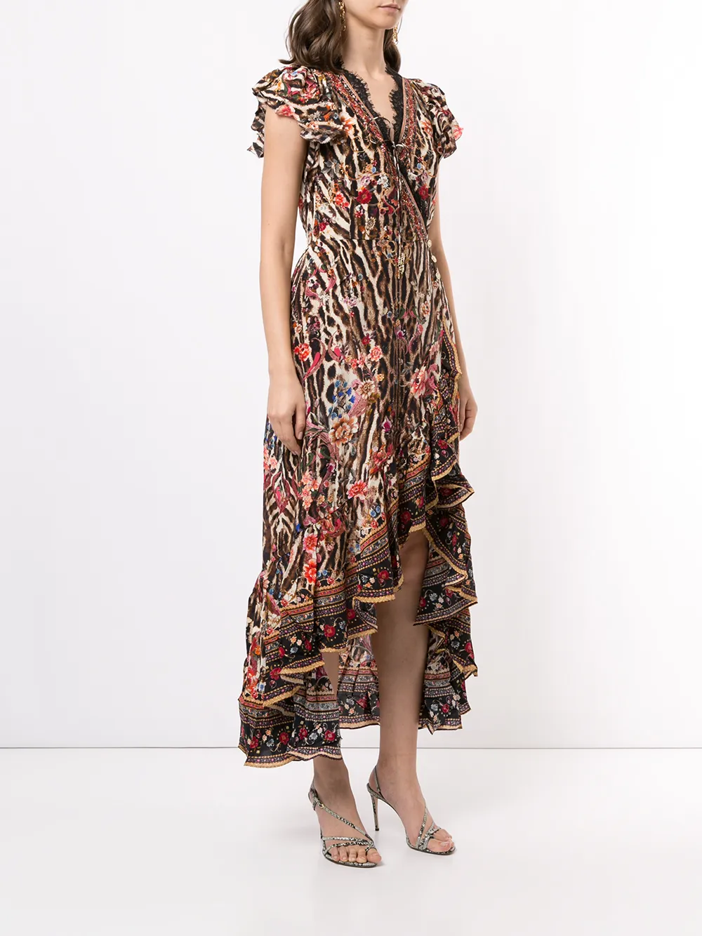 camilla long sleeve wrap dress