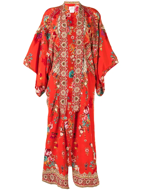 kimono jacket red