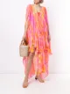 Image 2 of Camilla long angel cape dress