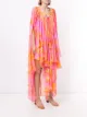 Camilla long angel cape dress