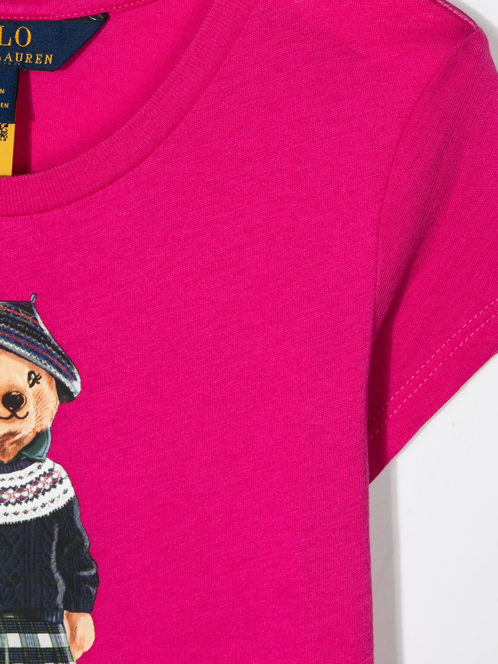 фото Ralph lauren kids футболка с принтом polo bear