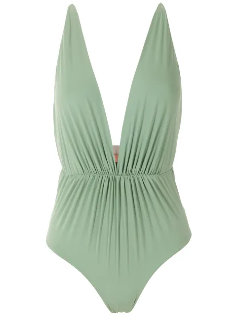 Clube Bossa Clavert plunging neck one-piece