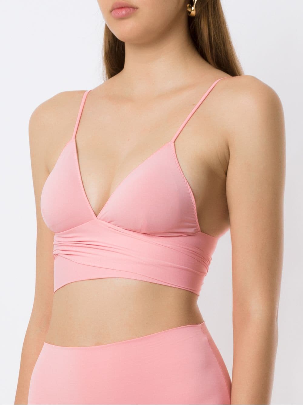Shop Clube Bossa Havel Tie Bikini Top In Pink
