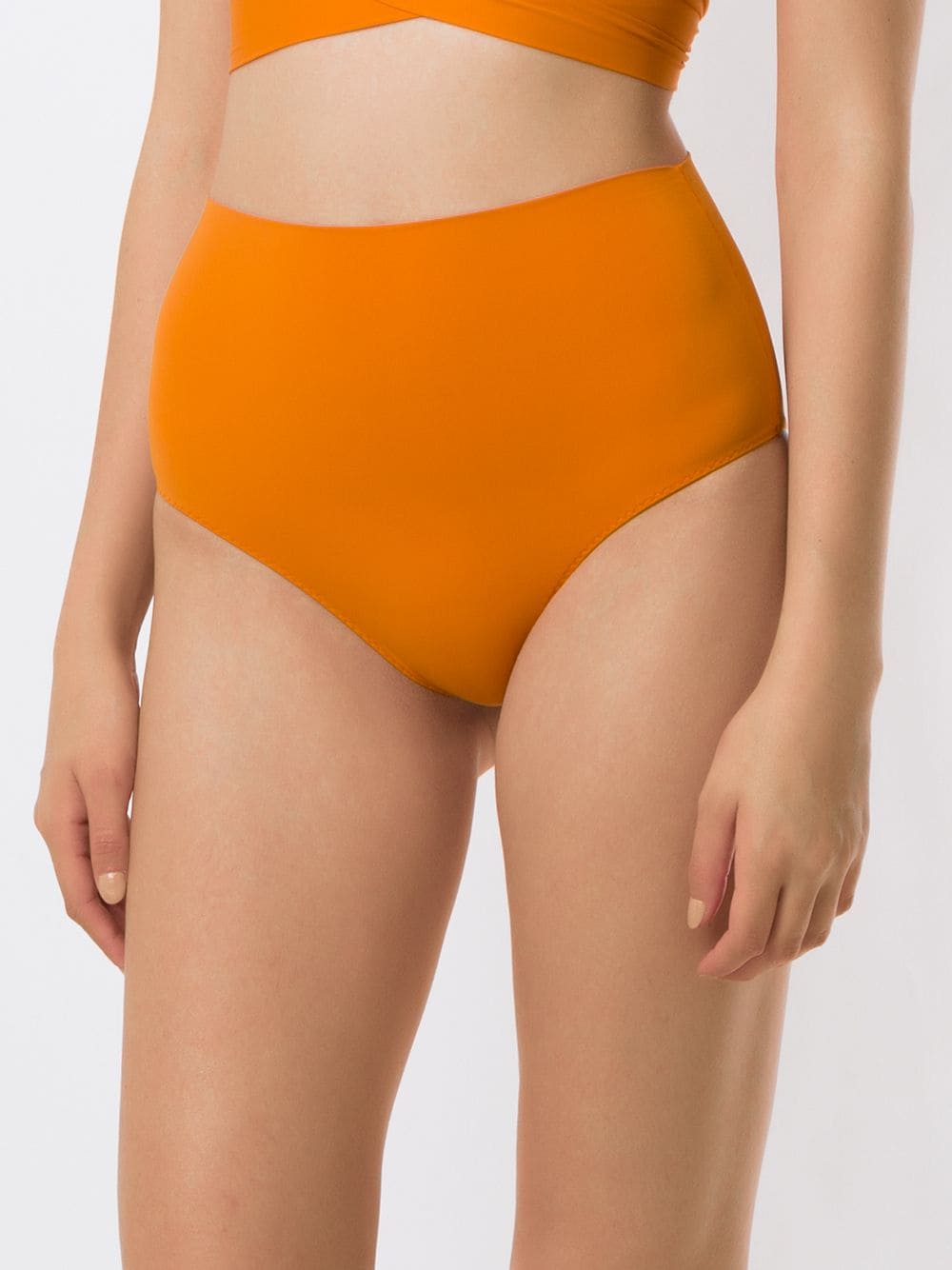 Shop Clube Bossa Ceanna High Rise Bikini Bottoms In Orange