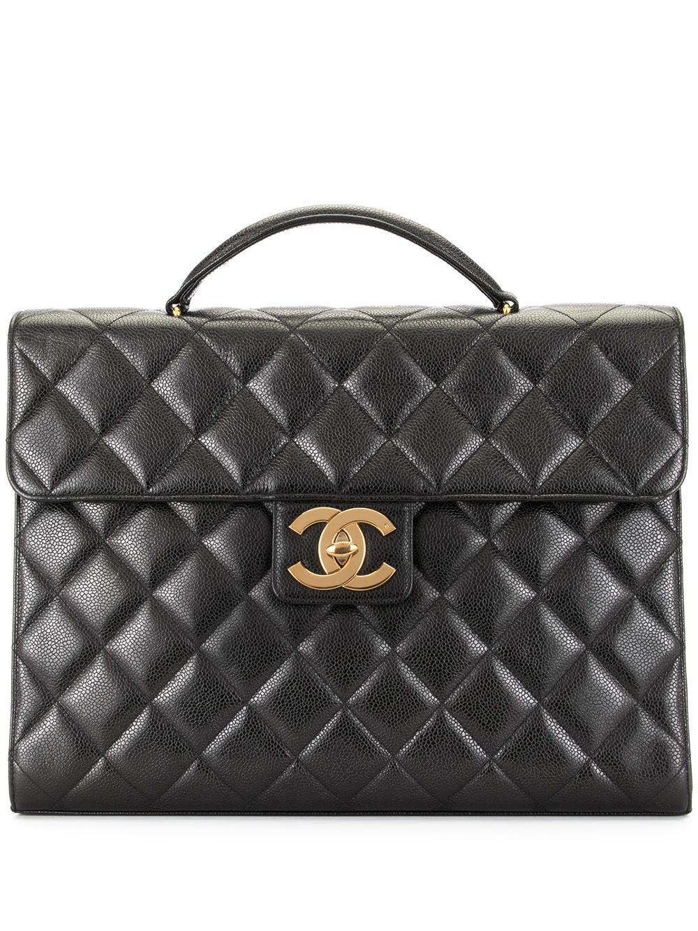 фото Chanel pre-owned стеганый портфель