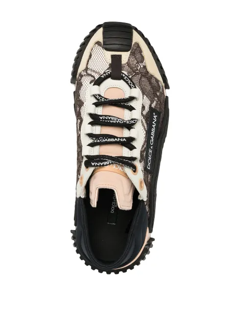 Shop Dolce \u0026 Gabbana NS1 lace-detailing sneakers with Express Delivery -  FARFETCH