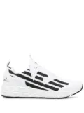 Ea7 Emporio Armani two-tone lace-up sneakers - White