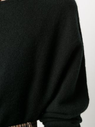 boat neck cashmere jumper展示图