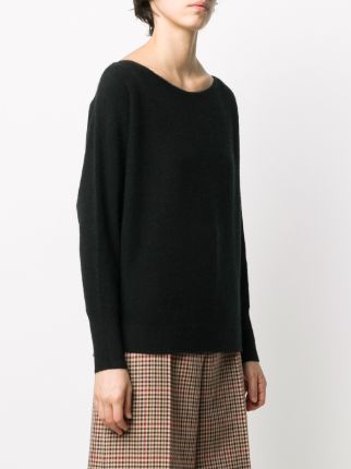 boat neck cashmere jumper展示图