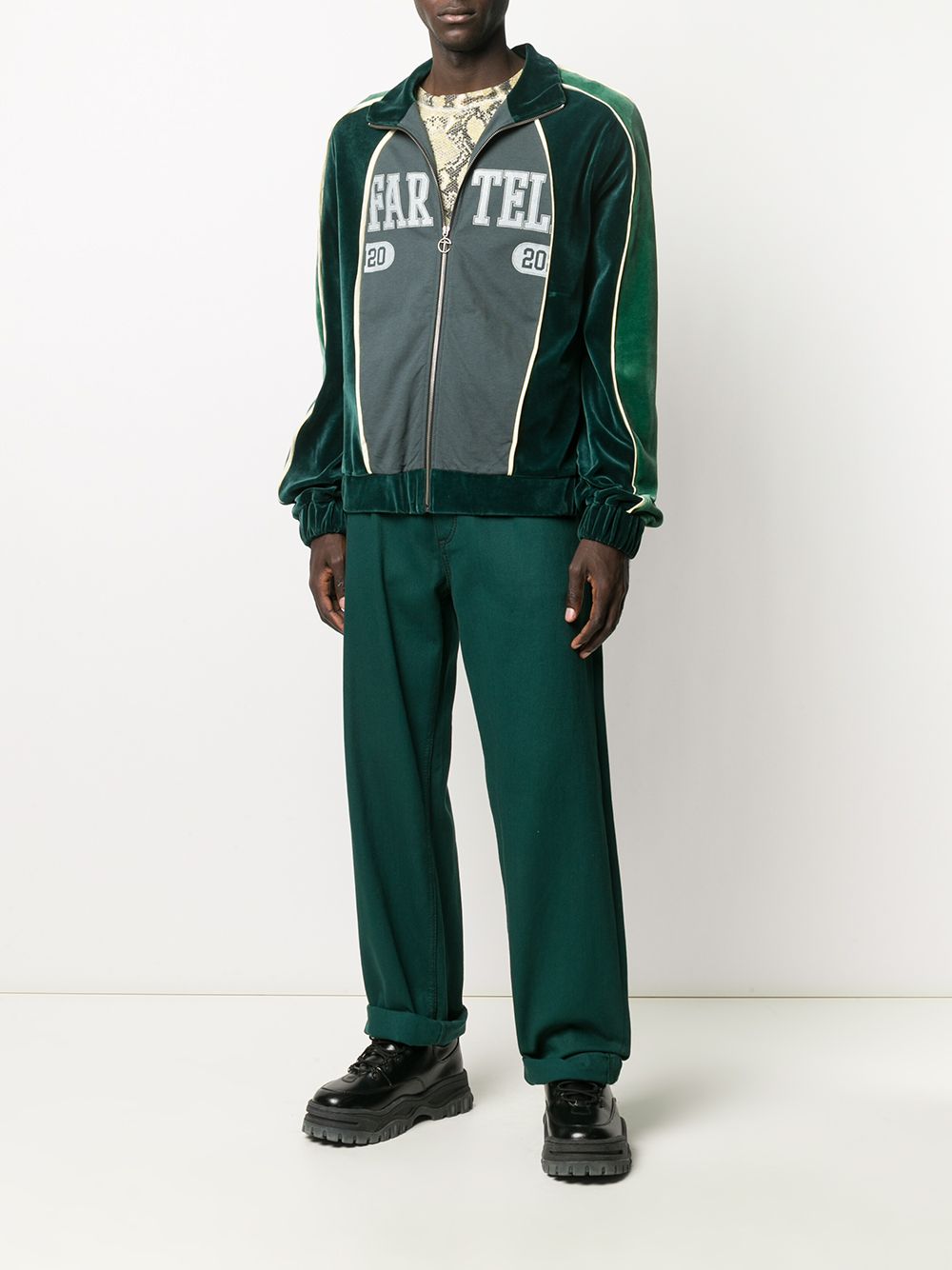 фото Telfar reverse-logo sports jacket