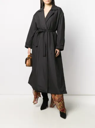 belted trench coat展示图