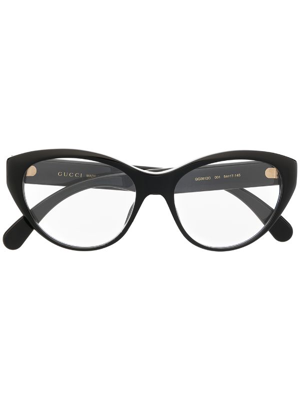 Gucci Eyewear cat-eye logo-embellished Glasses - Farfetch