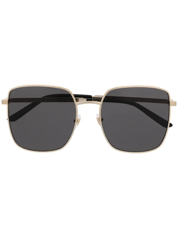gucci sunglasses black frame