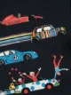 Paul Smith Junior graphic print longsleeved T-shirt
