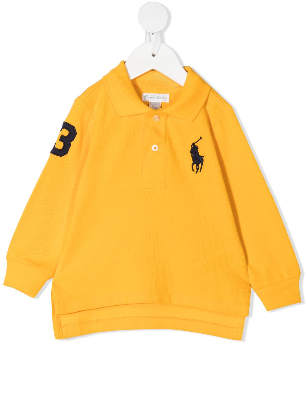 фото Ralph lauren kids рубашка поло с длинными рукавами