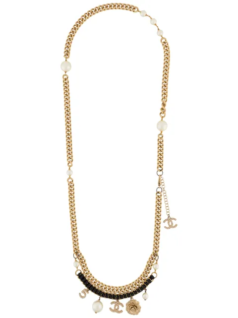 Chanel Pre-Owned колье с подвеской-логотипом CC - купить в интернет магазине в Москве | Цены, Фото.