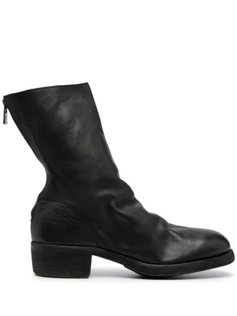 Guidi back zip boots 