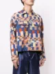 Orange Culture floral lightweight jacket