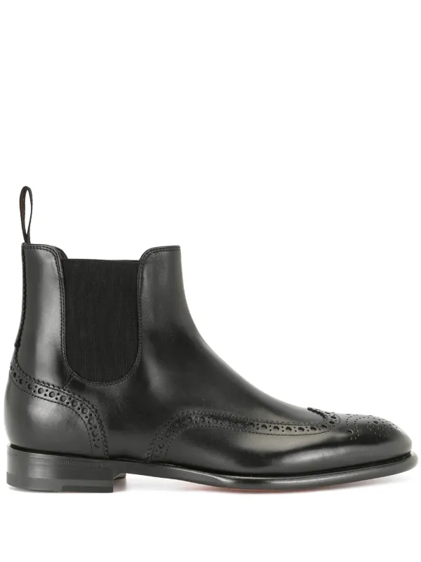 brogue style chelsea boots