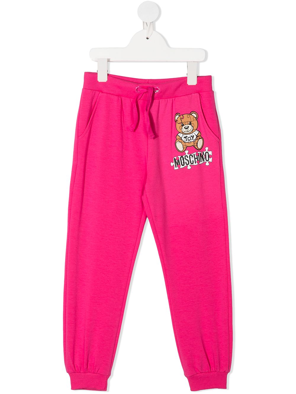 фото Moschino kids спортивные брюки с принтом teddy bear