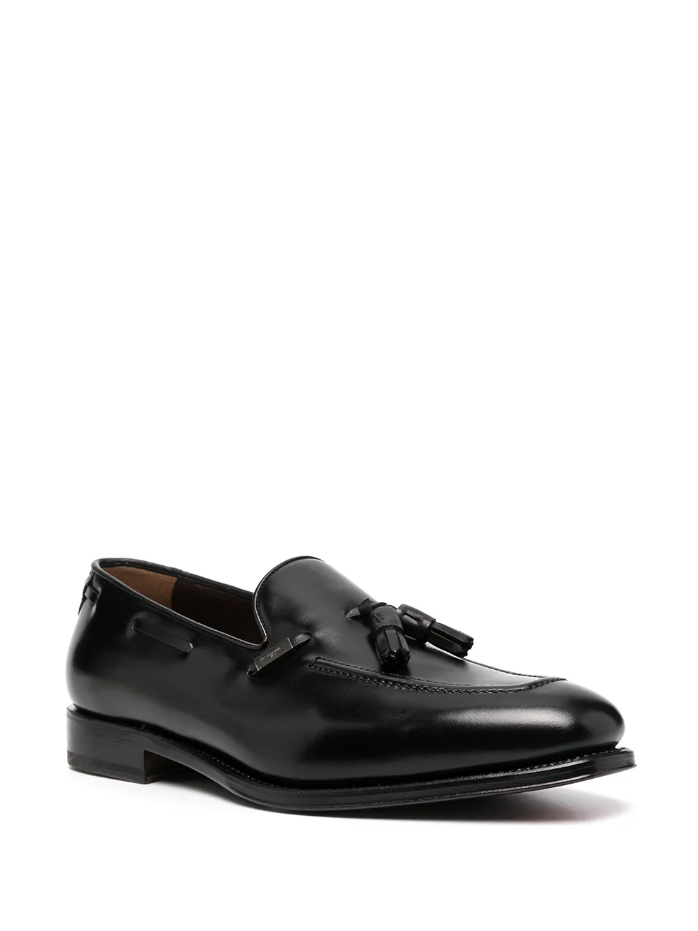 Ferragamo Loafers met kwastje Zwart