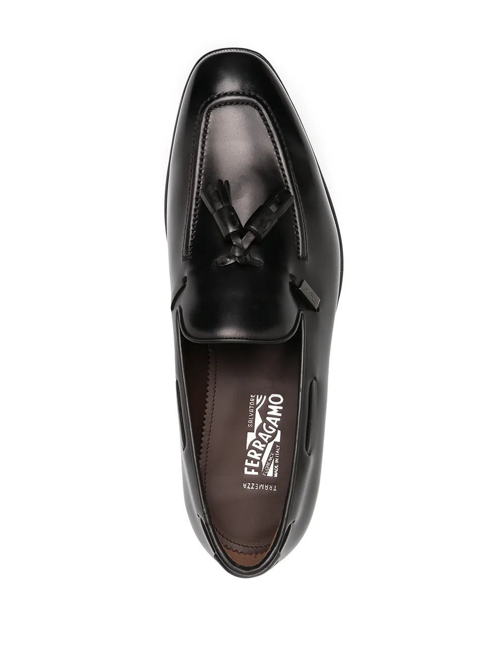 Ferragamo Loafers met kwastje Zwart