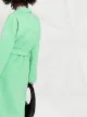 Helmut Lang single breasted belted coat