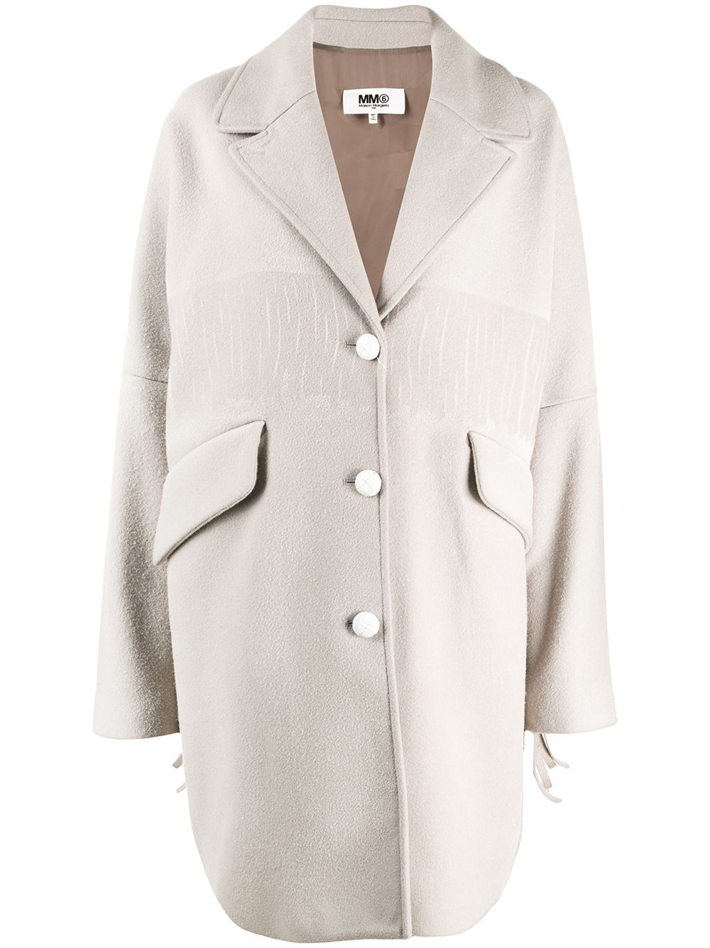 фото Mm6 maison margiela oversized single-breasted coat