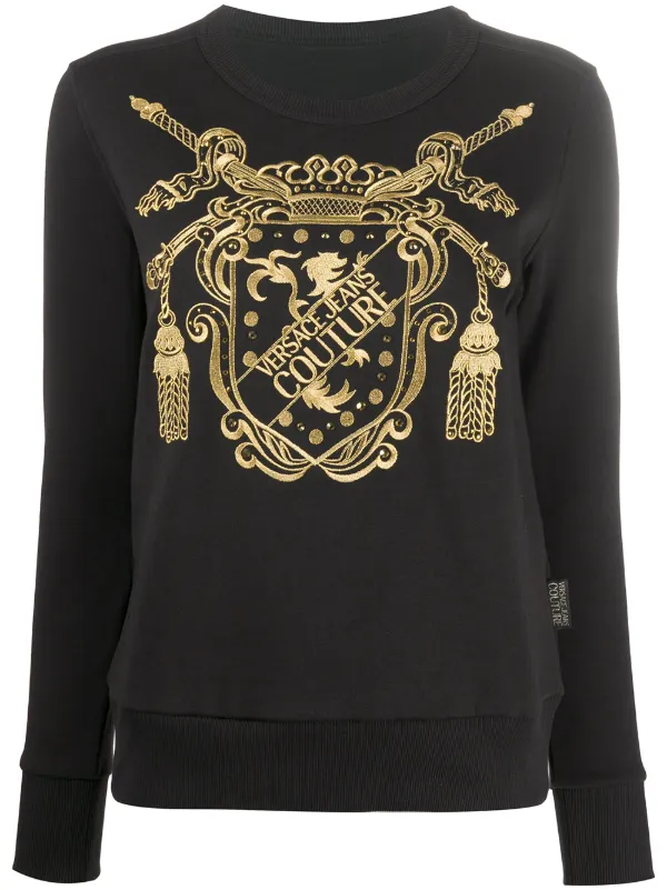 versace jeans black sweatshirt