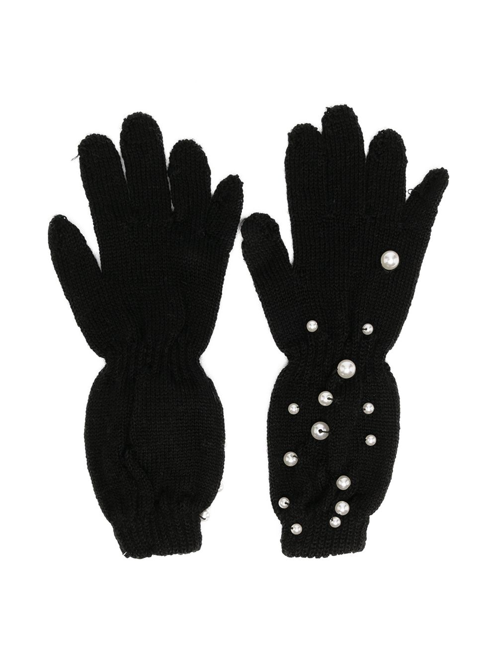 фото Monnalisa перчатки с искусственным жемчугом