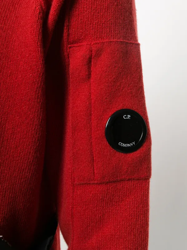 red cp company jumper