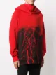 MJB Marc Jacques Burton Lightening oversized hooded sweatshirt