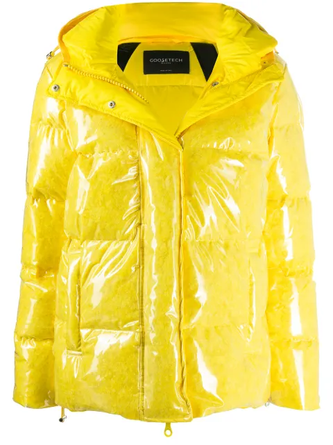 yellow goose jacket