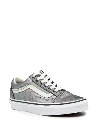 Old Skool metallic-effect sneakers展示图