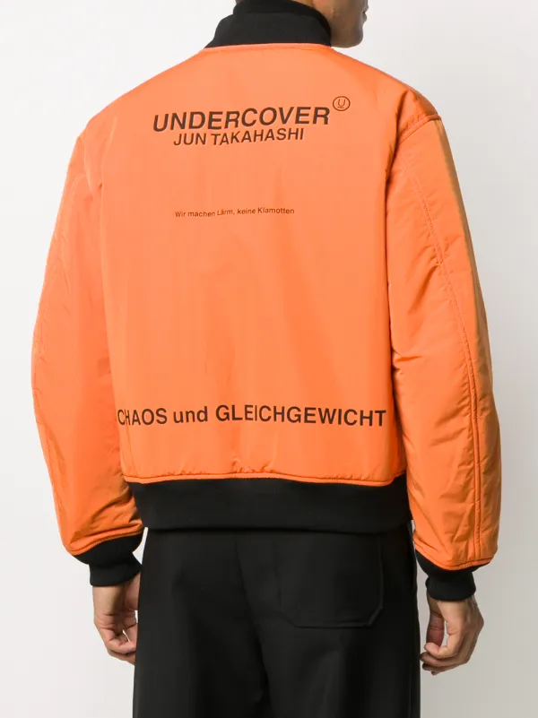 UnderCover Reversible Graphic Print Jacket - Orange