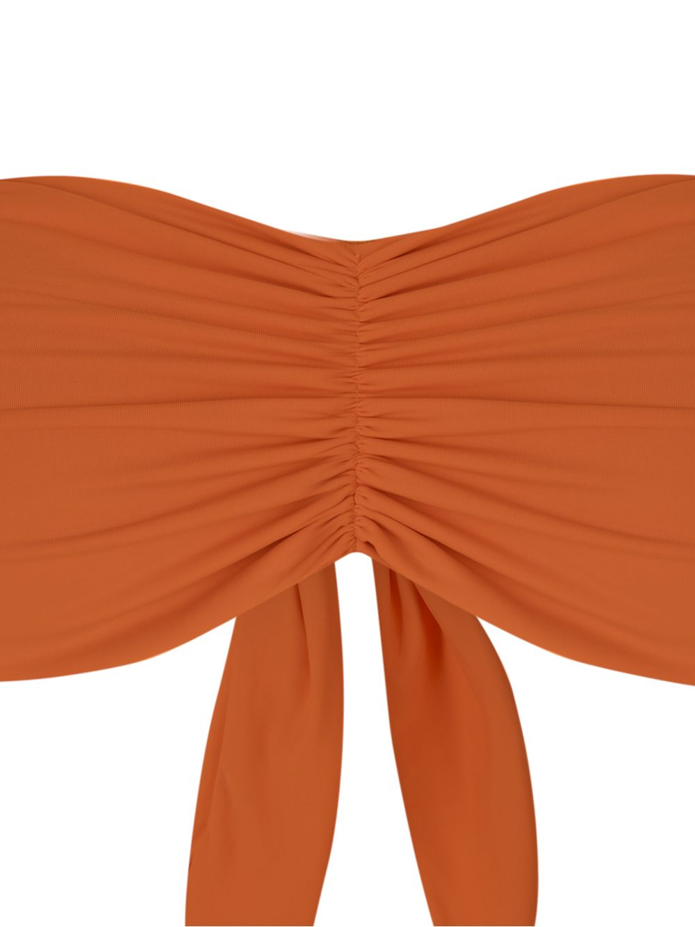 Shop Clube Bossa Venet Ruched Bikini Top In Orange