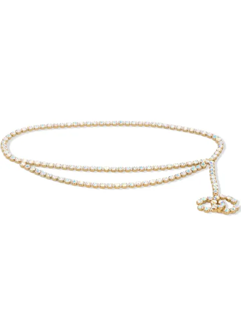 CHANEL Pre-Owned 1995 riem verfraaid met kristallen