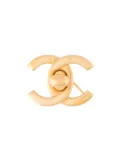 CHANEL Pre-Owned 1996 CC turn-lock brooch - Gold