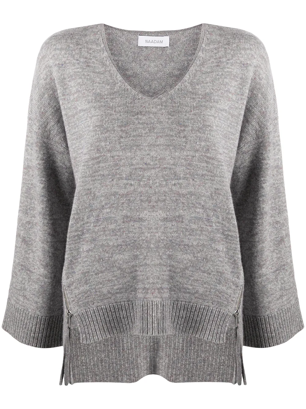 фото Naadam side-zipped v-neck jumper