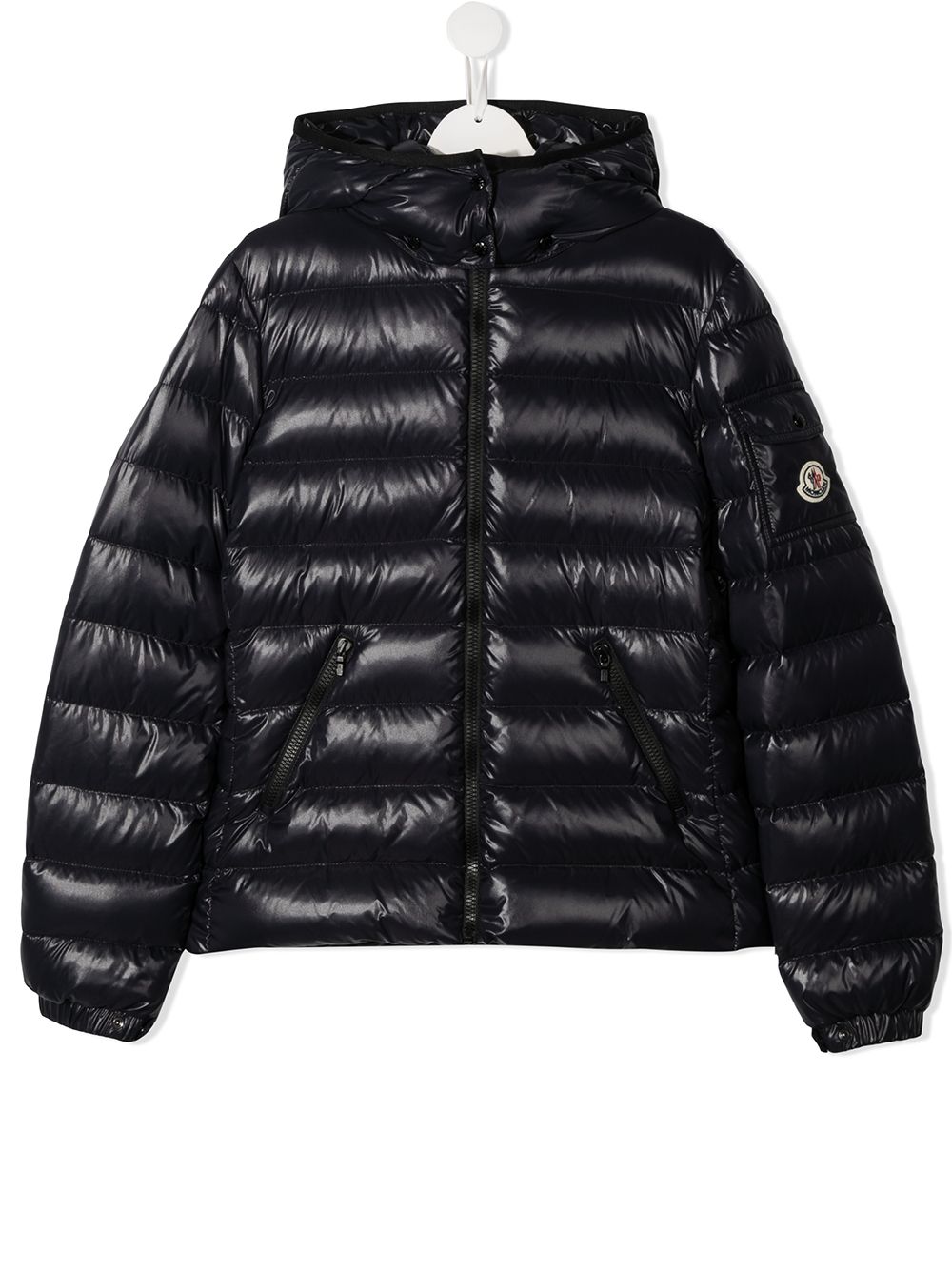 фото Moncler kids пуховик с капюшоном