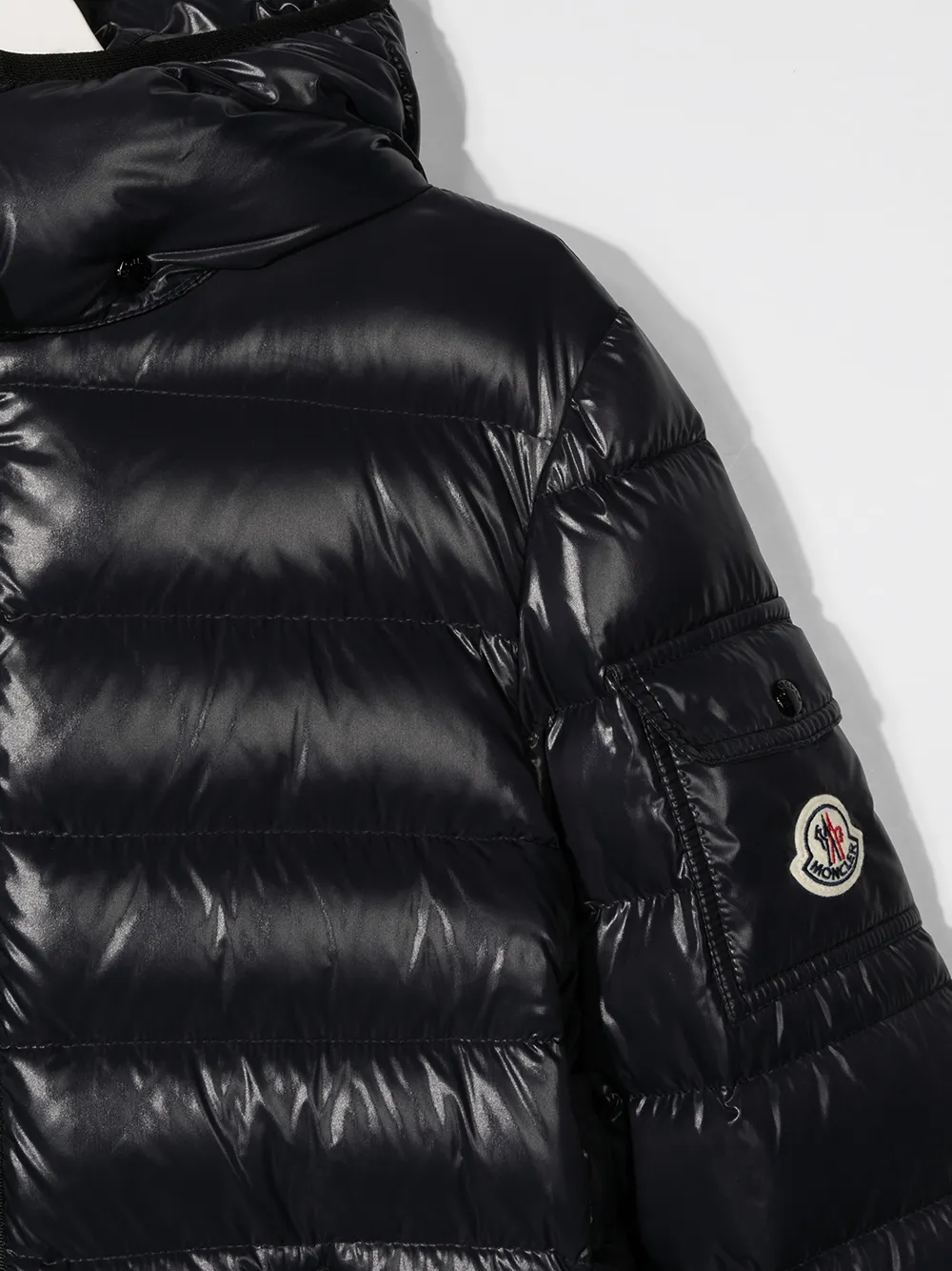 фото Moncler kids пуховик с капюшоном