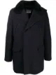 Image 1 of YVES SALOMON HOMME black wool coat