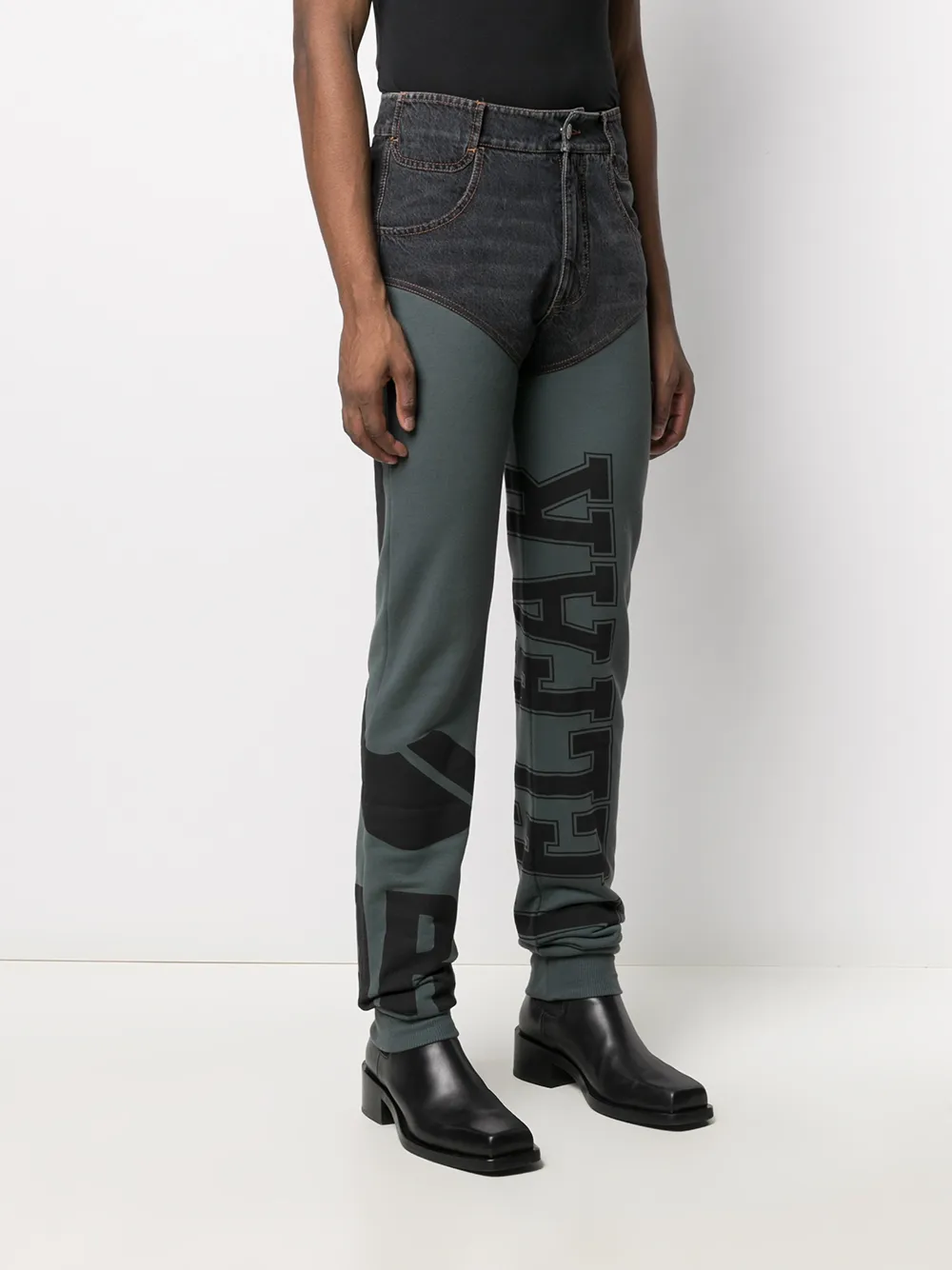 Telfar multi-fabric Panelled Jeans - Farfetch