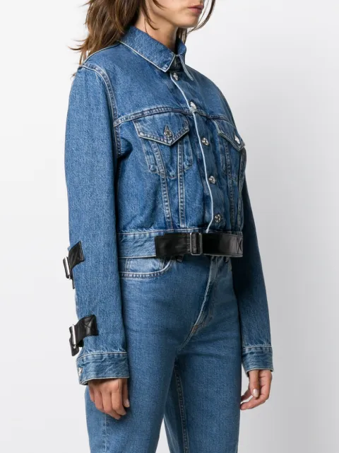 Helmut Lang Strap Trucker Denim Jacket 