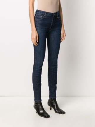 High-waisted Looker skinny jeans展示图