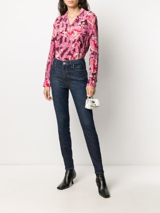 High-waisted Looker skinny jeans展示图